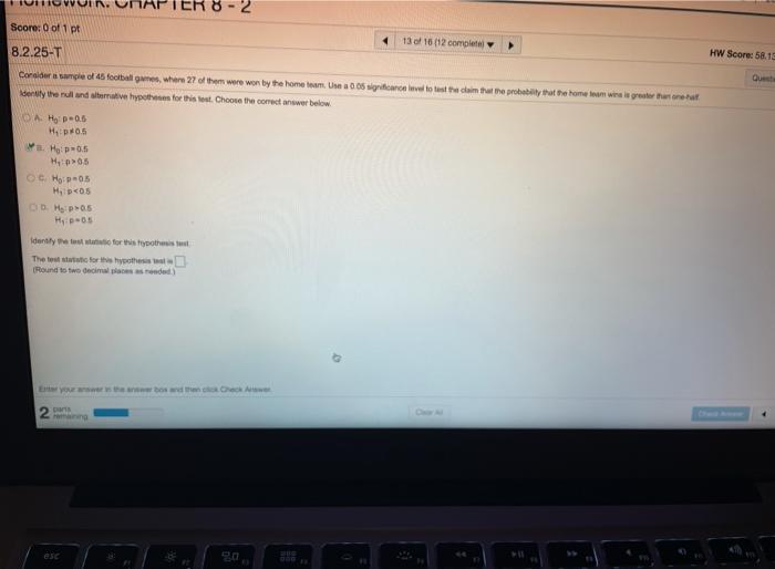 Solved HOMEWOR! CHAPTER 8 - 2 Question Help Score: 0 of 1 pt | Chegg.com