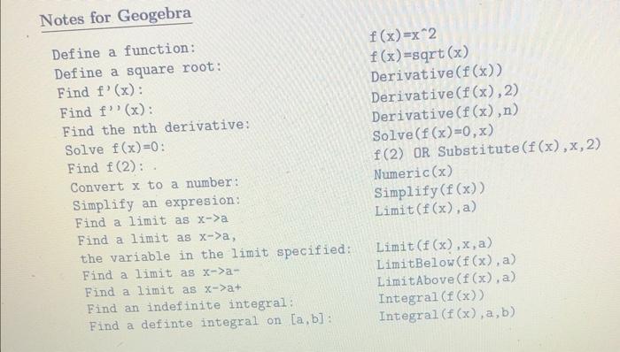 Solved Chapter 7 Section 3 I 8. [Geogebra Question) Let f(x) | Chegg.com