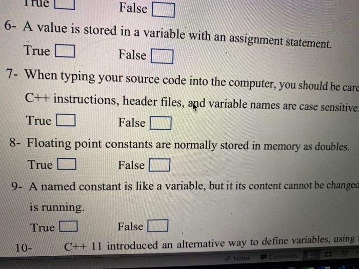 solved-false-6-a-value-is-stored-in-a-variable-with-an-chegg