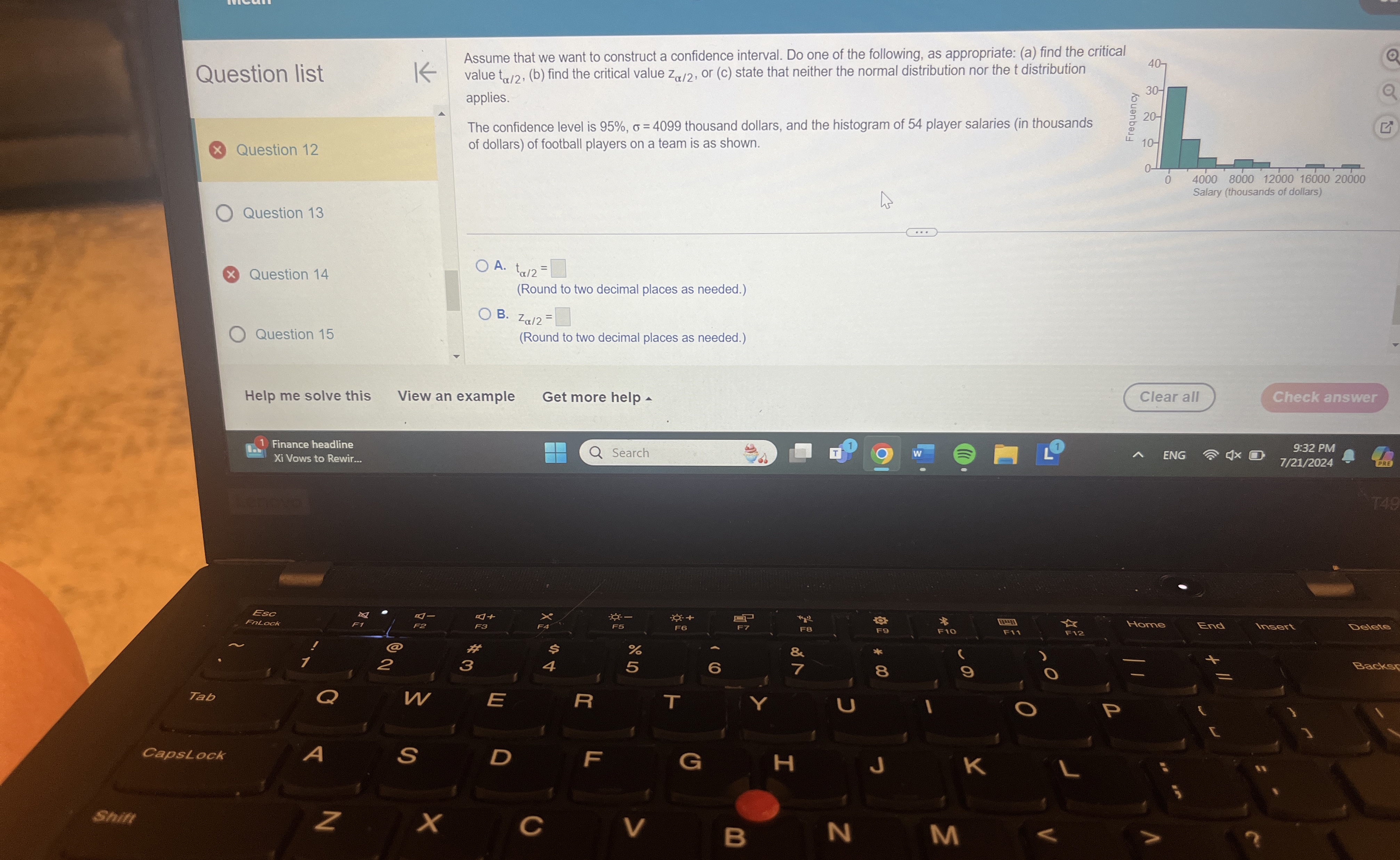 Solved Need help with 12 ﻿Thats all the info there is on the | Chegg.com