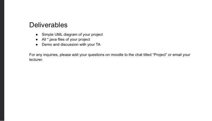 Solved For this project, you need to create a GUI using Java | Chegg.com