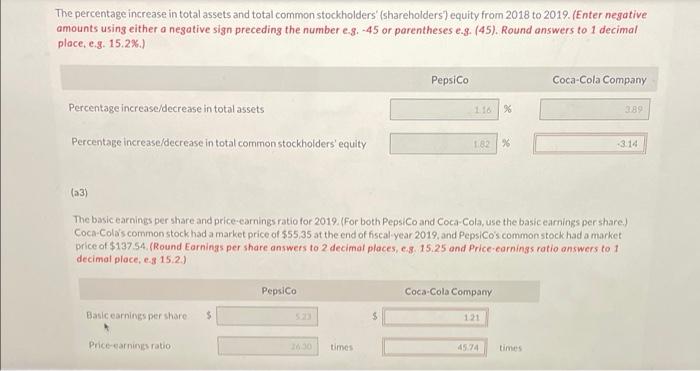 Solved PepsiCo's Financial Statements Are Presented In | Chegg.com