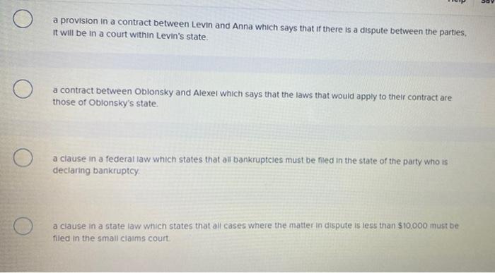 Solved Which of the following would create a case with | Chegg.com