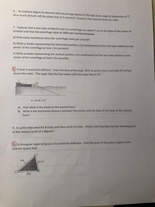 Solved Math 110 Test 3B Two lifeguard chairs, labeled P and | Chegg.com