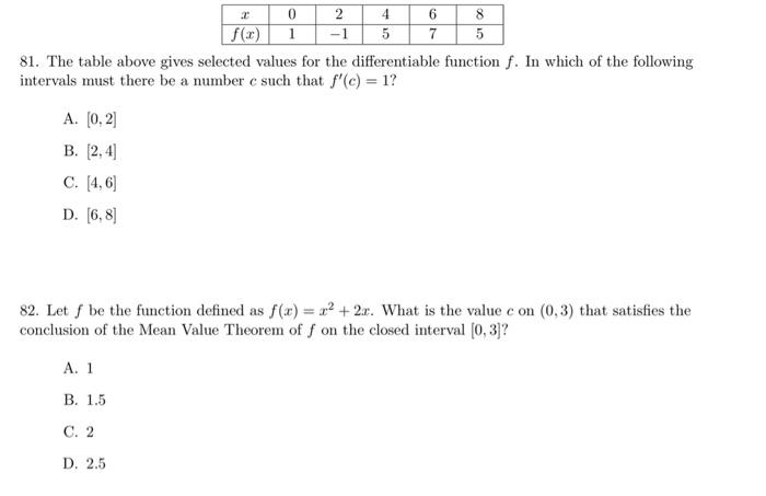 Solved 2 6 7 0 2 4 8 1 5 5 81. The table above gives | Chegg.com