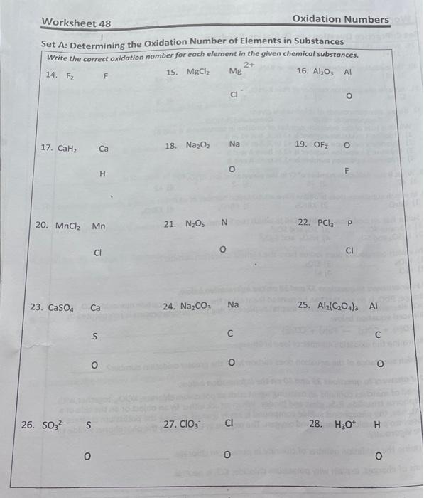 solved-oxidation-numbers-worksheet-48-1-set-a-determining-chegg