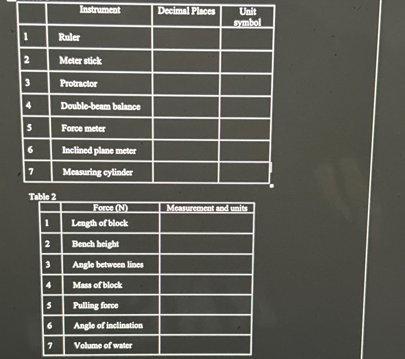 \table[[,Instrument,Decimal | Chegg.com