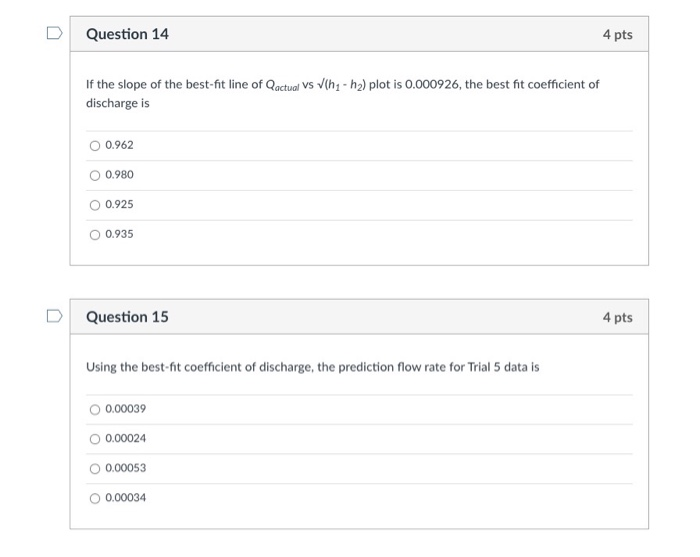 Solved Consider data in the table and the formulas given | Chegg.com