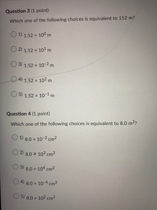 Solved Question 3 (1 point) Which one of the following | Chegg.com