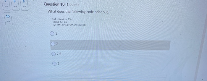 Solved Page 1 Question 2 (1 point) Which of the following is | Chegg.com