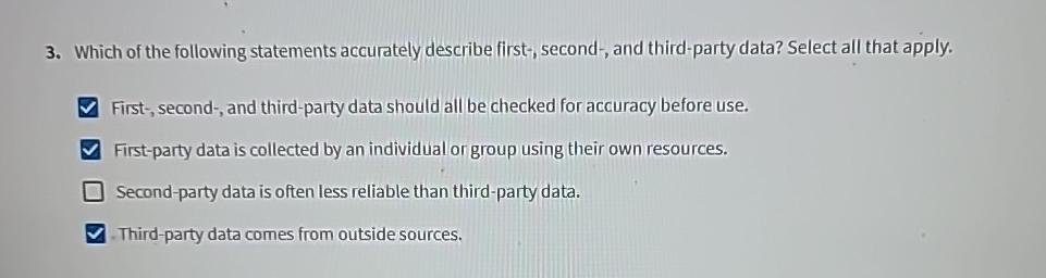 Solved Which of the following statements accurately describe | Chegg.com