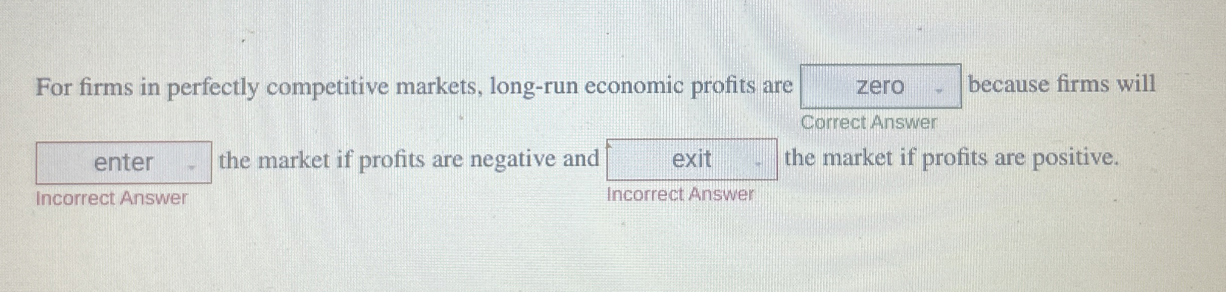 Solved For Firms In Perfectly Competitive Markets Long Run Chegg