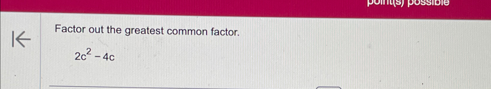 common factor of c 3 8c 2 15c