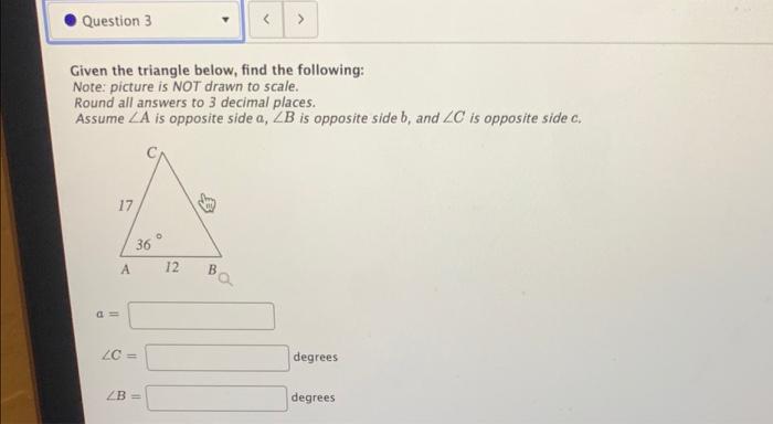 Solved Question 19 A 198 ft tower is located on the side of | Chegg.com