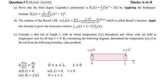 Solved Marks 6 6 8 Question 5 Plo 01 Clo 02 A Prove Chegg Com