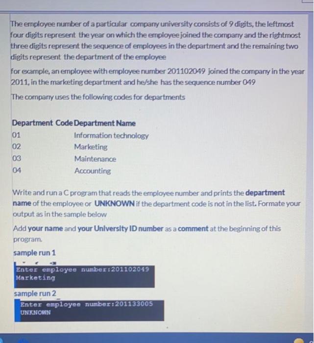 Solved The employee number of a particular company | Chegg.com