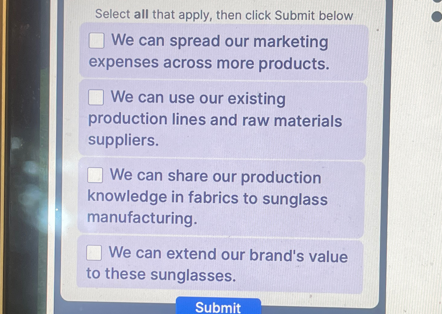 Solved Select all that apply, then click Submit belowWe can | Chegg.com