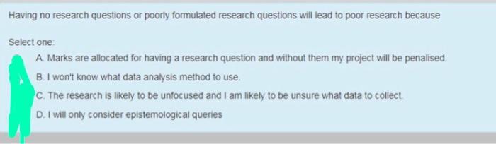 why should you avoid asking research questions with obvious answers