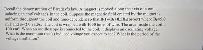 explain faraday's experiment of magnet and coil class 10