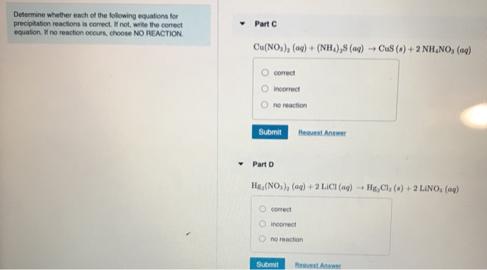 Solved Determine whether each of the following equations for | Chegg.com