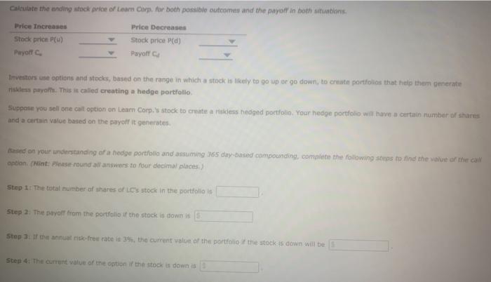 Solved 4. Option pricing model - Binomial approach Learn | Chegg.com