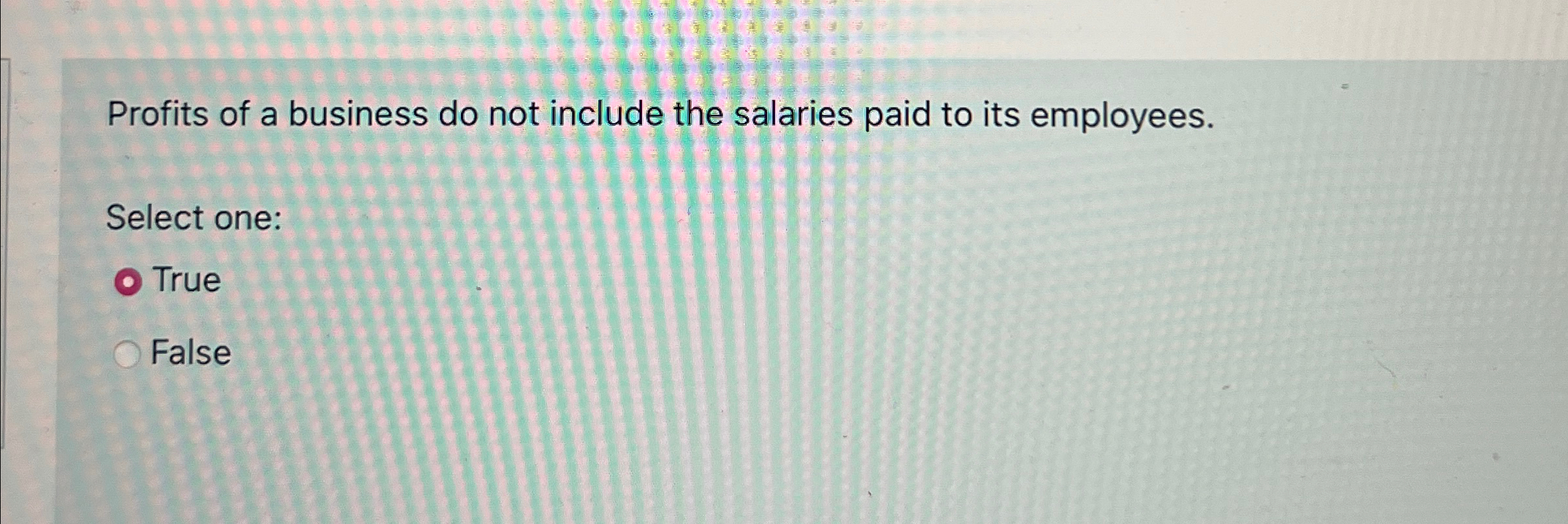 Solved Profits of a business do not include the salaries | Chegg.com