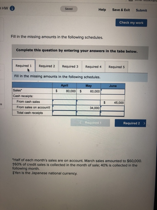 Solved Hw A Saved Help Save Exit Submit Check My Work Fill Chegg Com<script async src=
