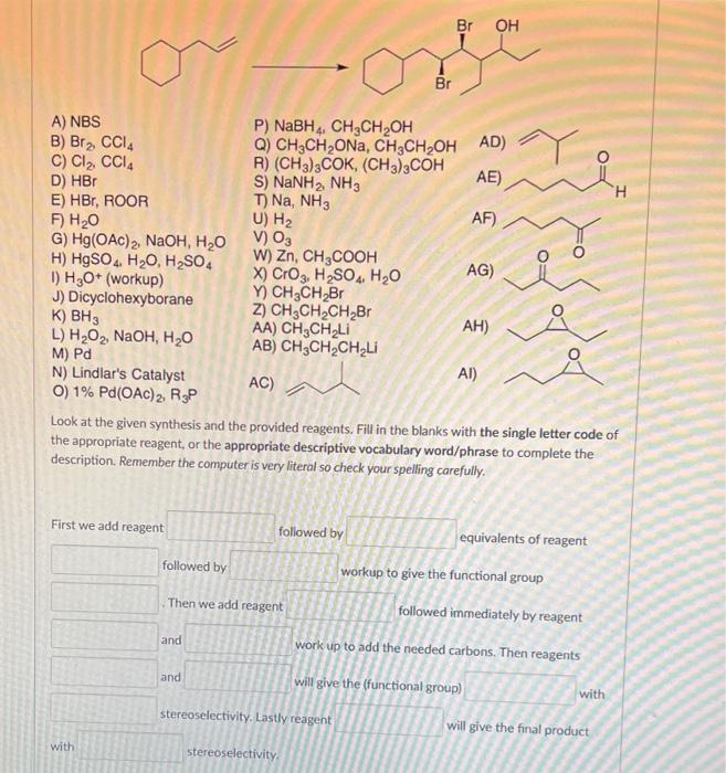 Solved Fill in the blanks with the single letter code of the | Chegg.com