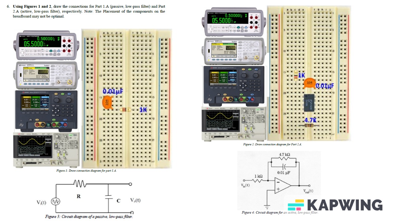 Using Figures 1 and 2, draw the connections for | Chegg.com