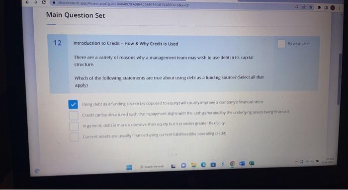 Solved The Credit Process \& Analysis Fundamentals - The | Chegg.com