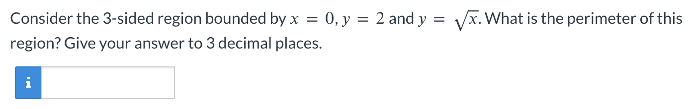 Solved Consider the 3-sided region bounded by x=0,y=2 ﻿and | Chegg.com