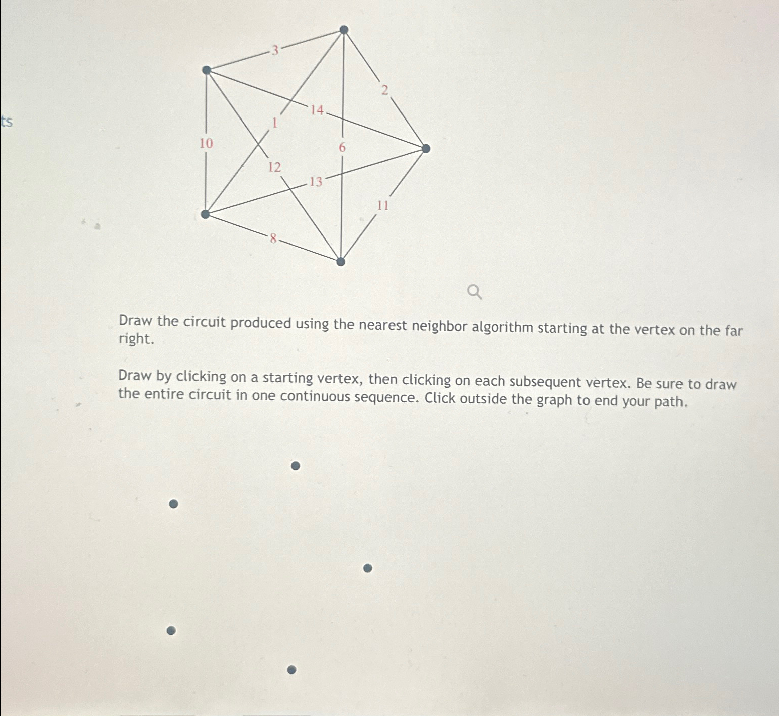 Solved Draw The Circuit Produced Using The Nearest Neighbor | Chegg.com