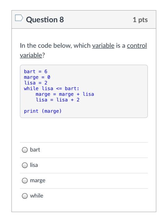 Solved Question 1 1 pts Which of the following is not a | Chegg.com