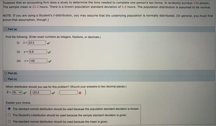 Solved Suppose that an accounting firm does a study to | Chegg.com