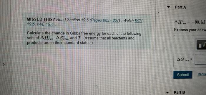 Solved Part A Calculate the change in entropy that occurs in | Chegg.com