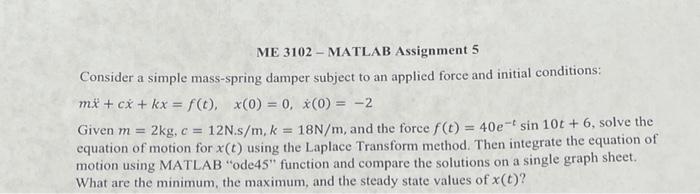 Solved Can someone with Matlab please help with this | Chegg.com