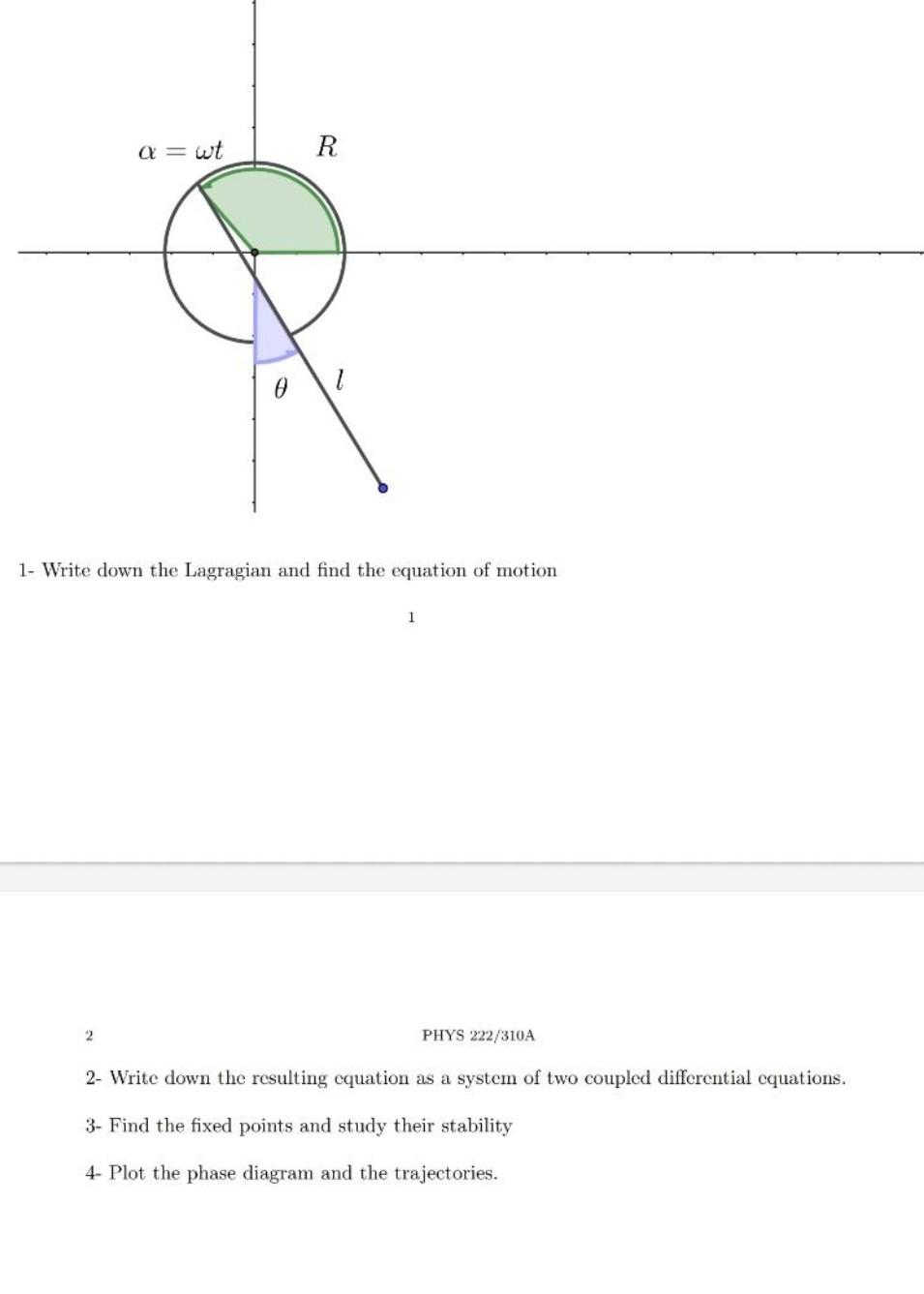 Solved Alpha is the angle that the upper end of the rope is | Chegg.com