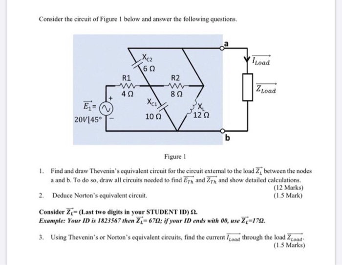 Solved Consider the circuit of Figure 1 below and answer the | Chegg.com