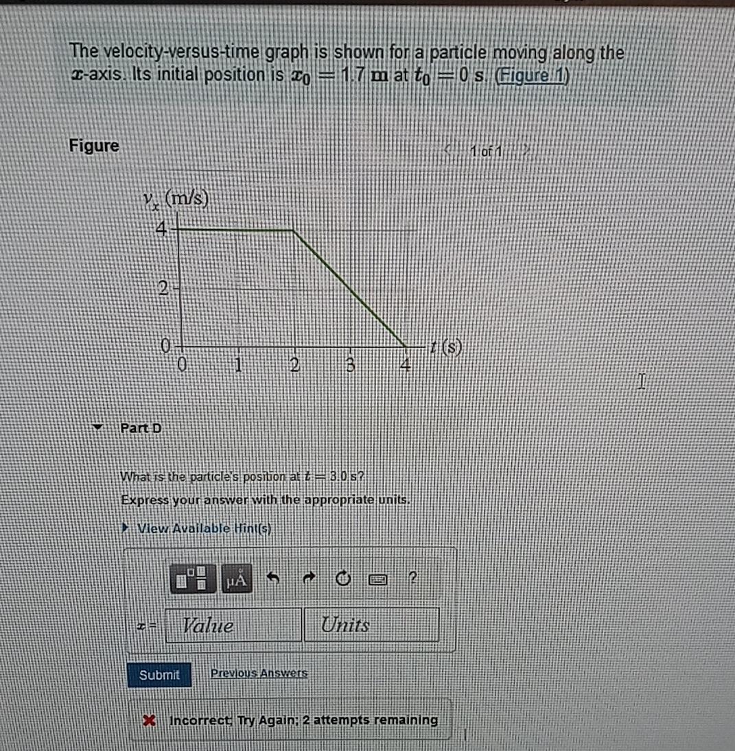 Solved The Velocity-versus-time Graph Is Shown For A | Chegg.com