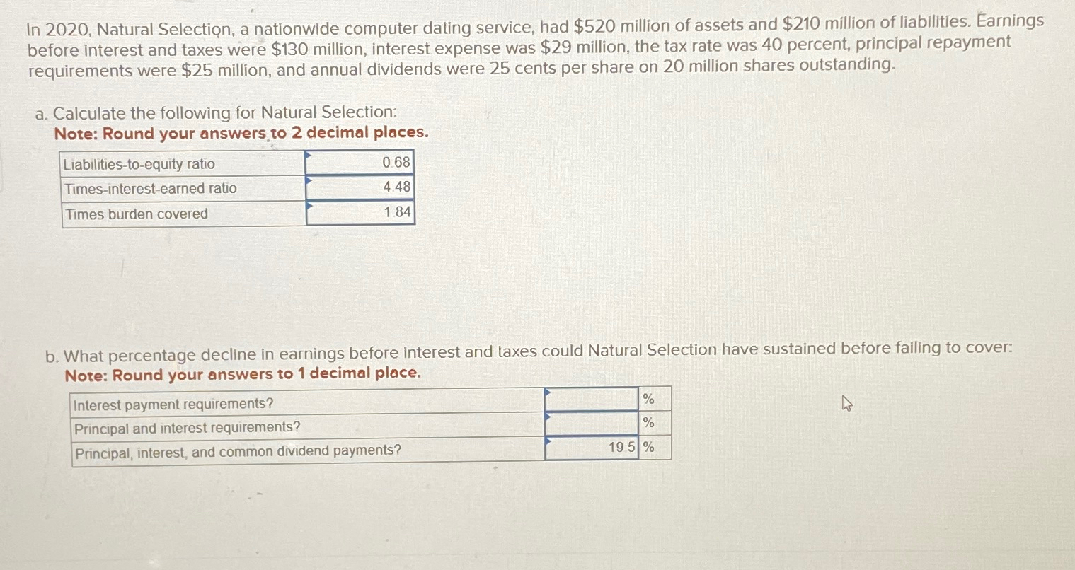 Solved In 2020 , ﻿Natural Selection, a nationwide computer | Chegg.com