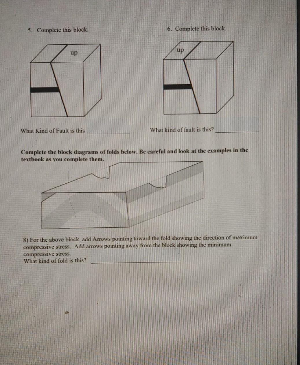 Solved Faults and Geologic Maps Purpose: This exercise will | Chegg.com