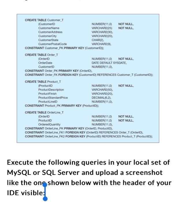 Solved Execute the following queries in your local set of | Chegg.com