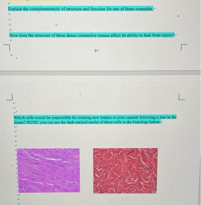 Solved Explain the complementarity of structure and function | Chegg.com