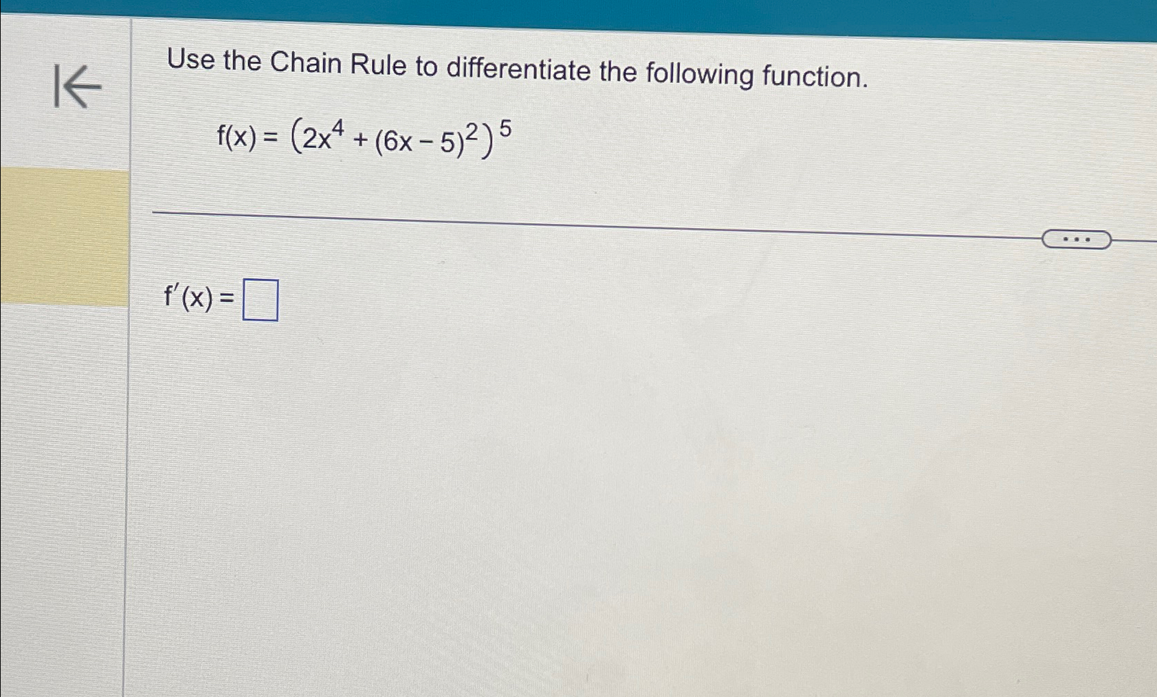 Solved Use the Chain Rule to differentiate the following | Chegg.com