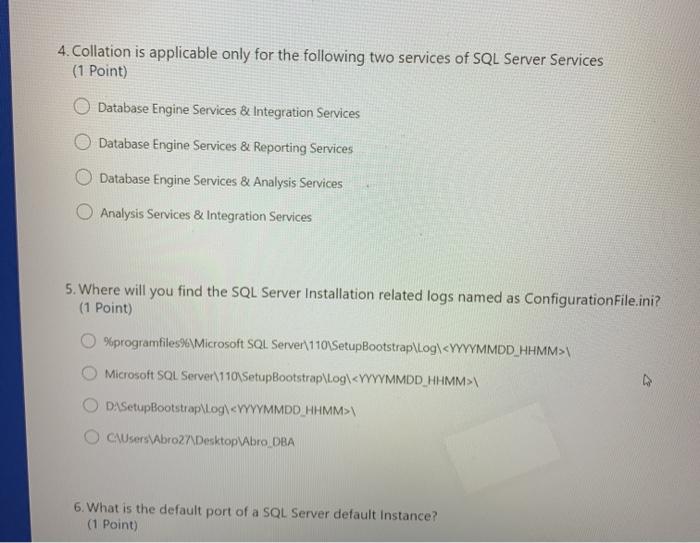 Solved 6. read-only database that contains all the system | Chegg.com