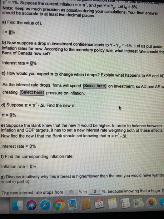 Solved - For question c), the drop down options where it | Chegg.com