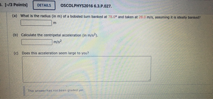 Solved 5 [ 3 Points] Details Oscolphys2016 6 3 P 027 A