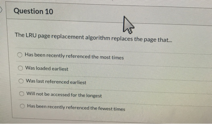 Solved Question 6 Which of these is a difference between a | Chegg.com