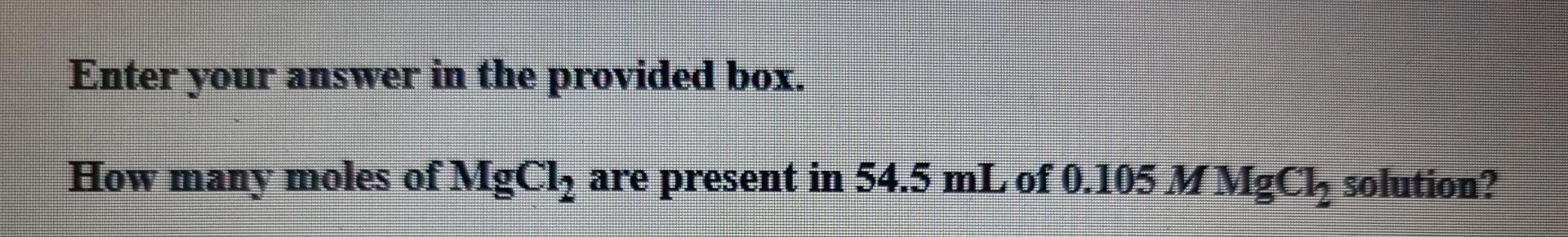 Solved Enter Your Answer In The Provided Bor What Is The 8637