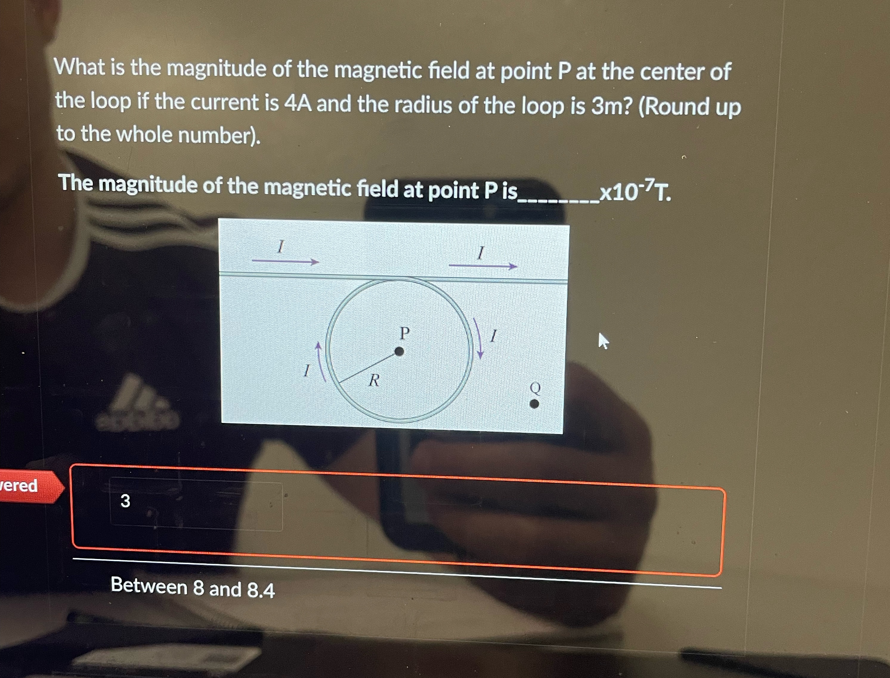 Solved What is the magnitude of the magnetic field at point | Chegg.com